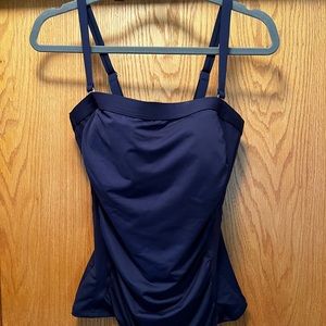 Women’s blue tankini top